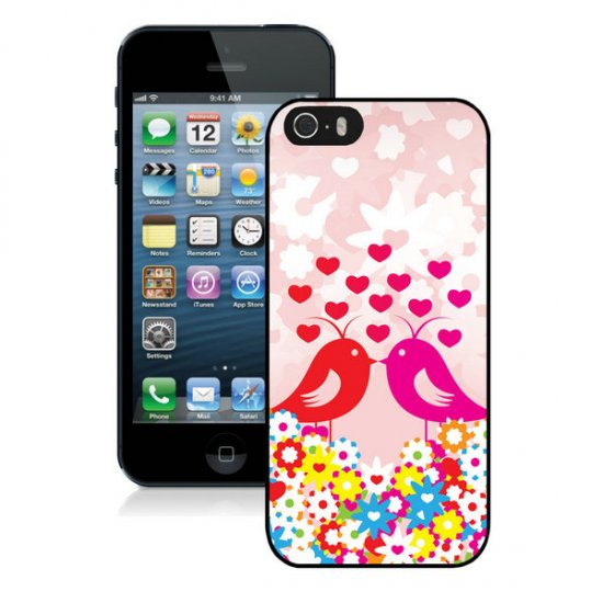 Valentine Birds iPhone 5 5S Cases CFI - Click Image to Close